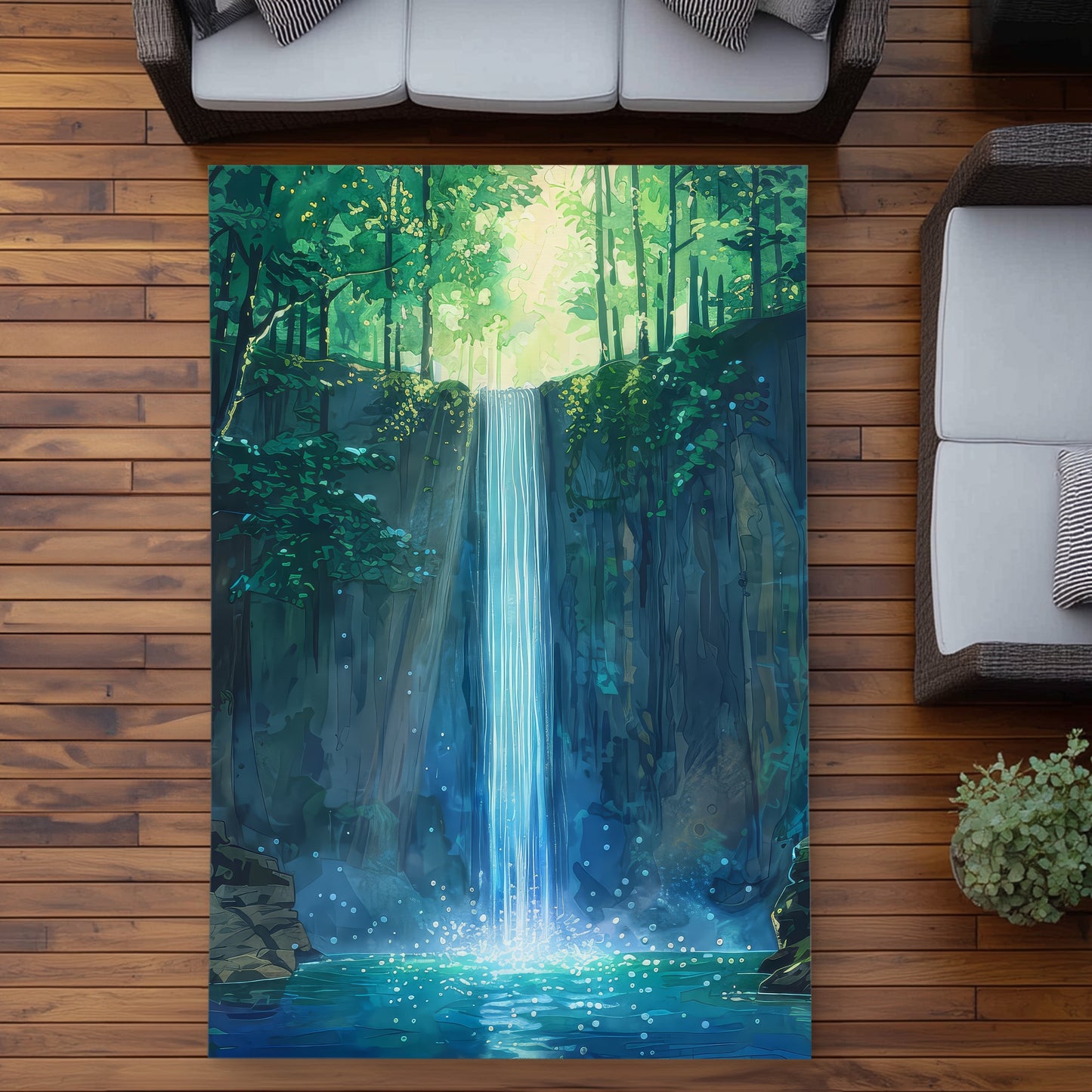 Tapis d'extérieur Cascade - Décoration élégante pour l'extérieur