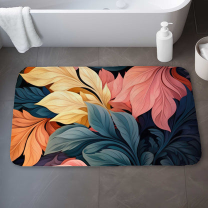 Tapis de bain Pastel Bloom | Tapis décoratif doux et élégant