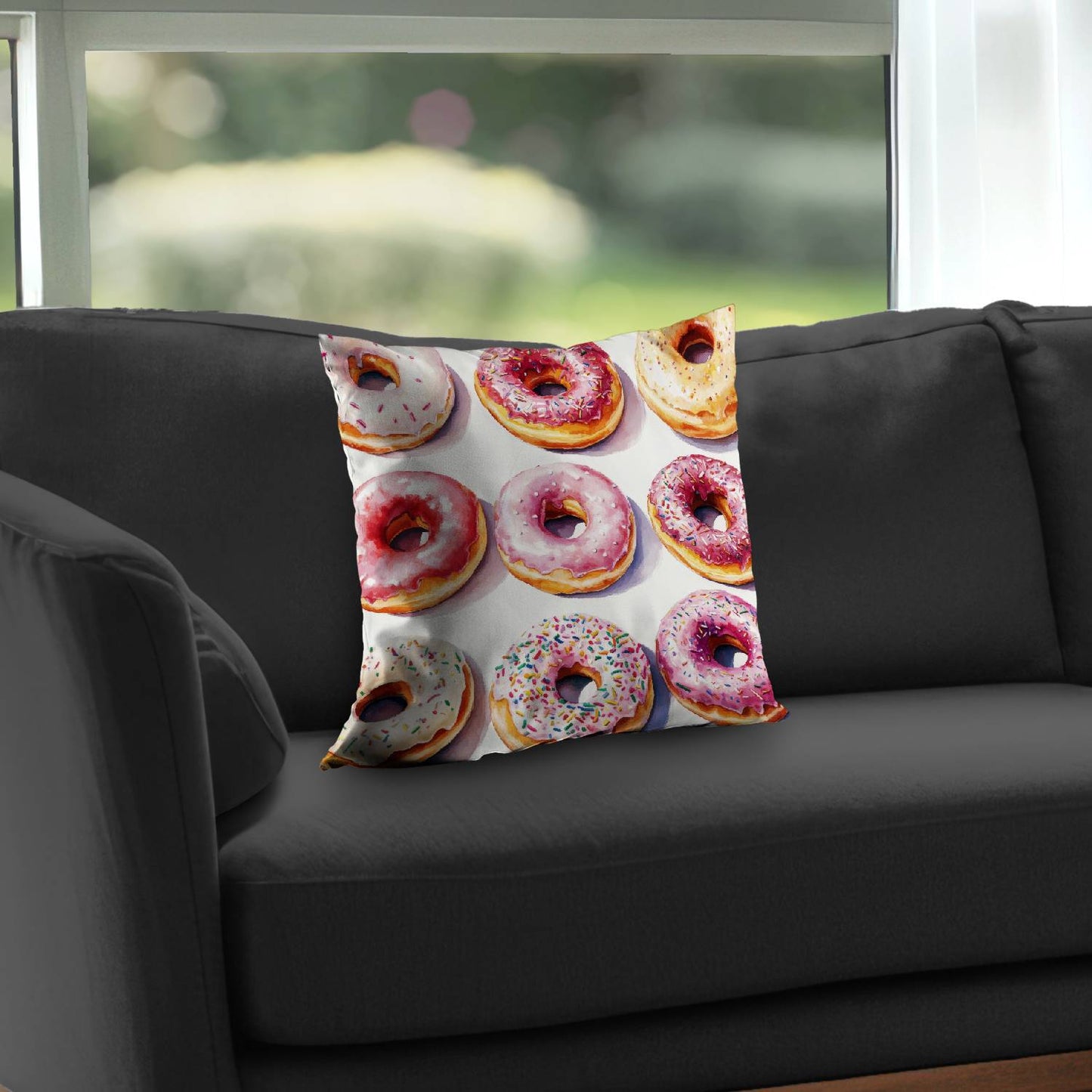 Yummy Poly Twill Throw Pillow - Stylish Home Decor Accent
