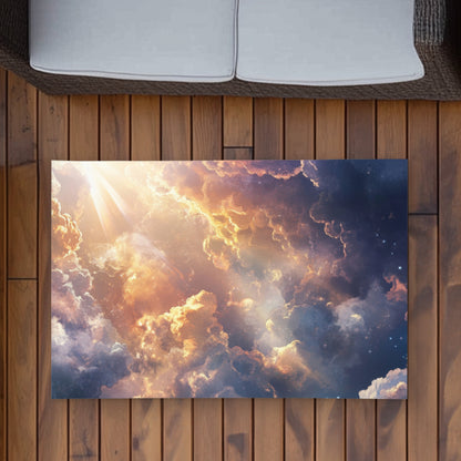 Piercing Light Outdoor Area Rug | Stylish Home Decor Accent