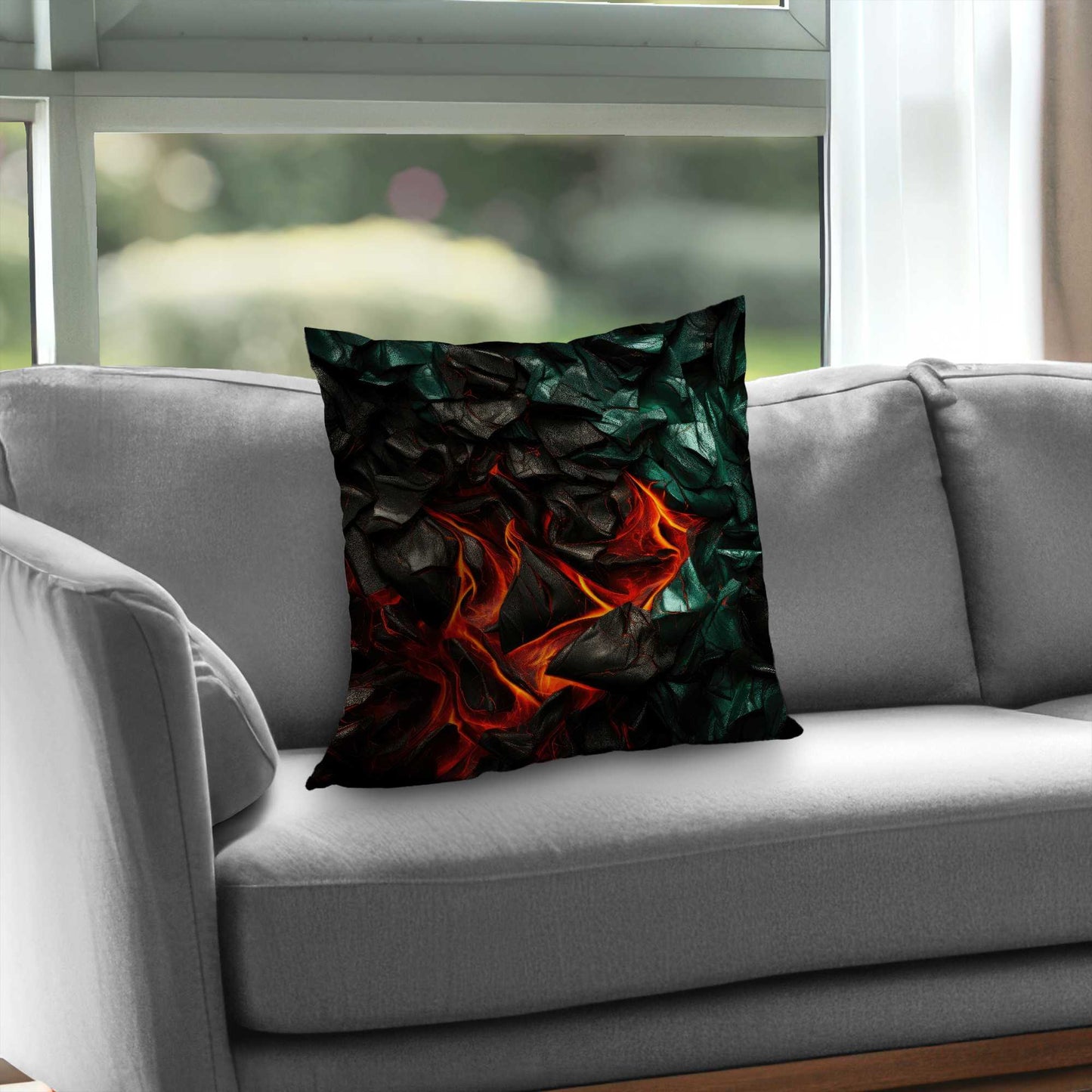 Imminent Rupture Poly Twill Throw Pillow | Chic Home Decor