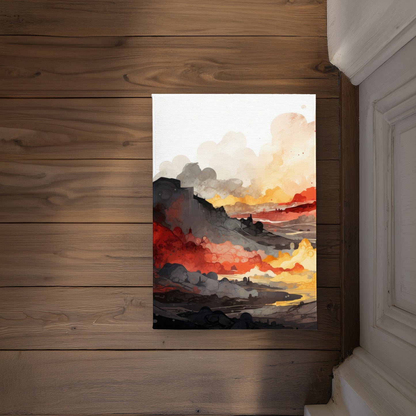 Scolding Land Red Indoor Outdoor Door Mat | Home Decor