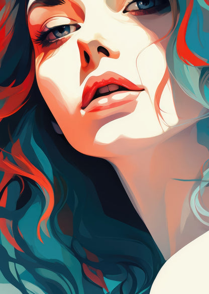 Dangerous Lips Blue Bath Mat | Stylish Home Decor Accent