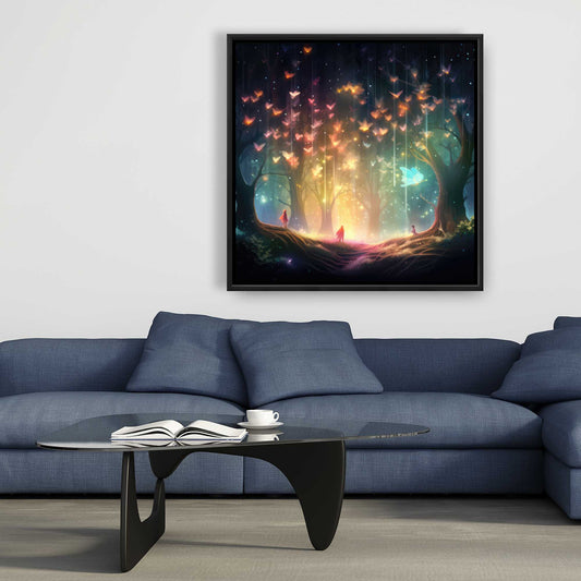 A dream come true - Beige Framed Canvas for Home Decor