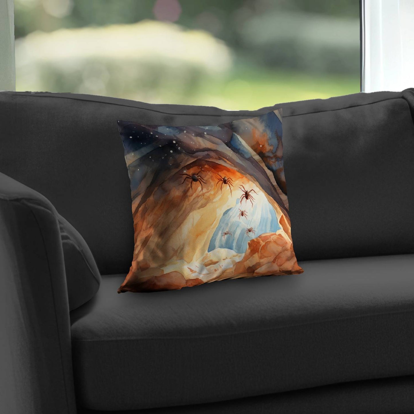 Undesirable event - Throw pillow - Print on demand