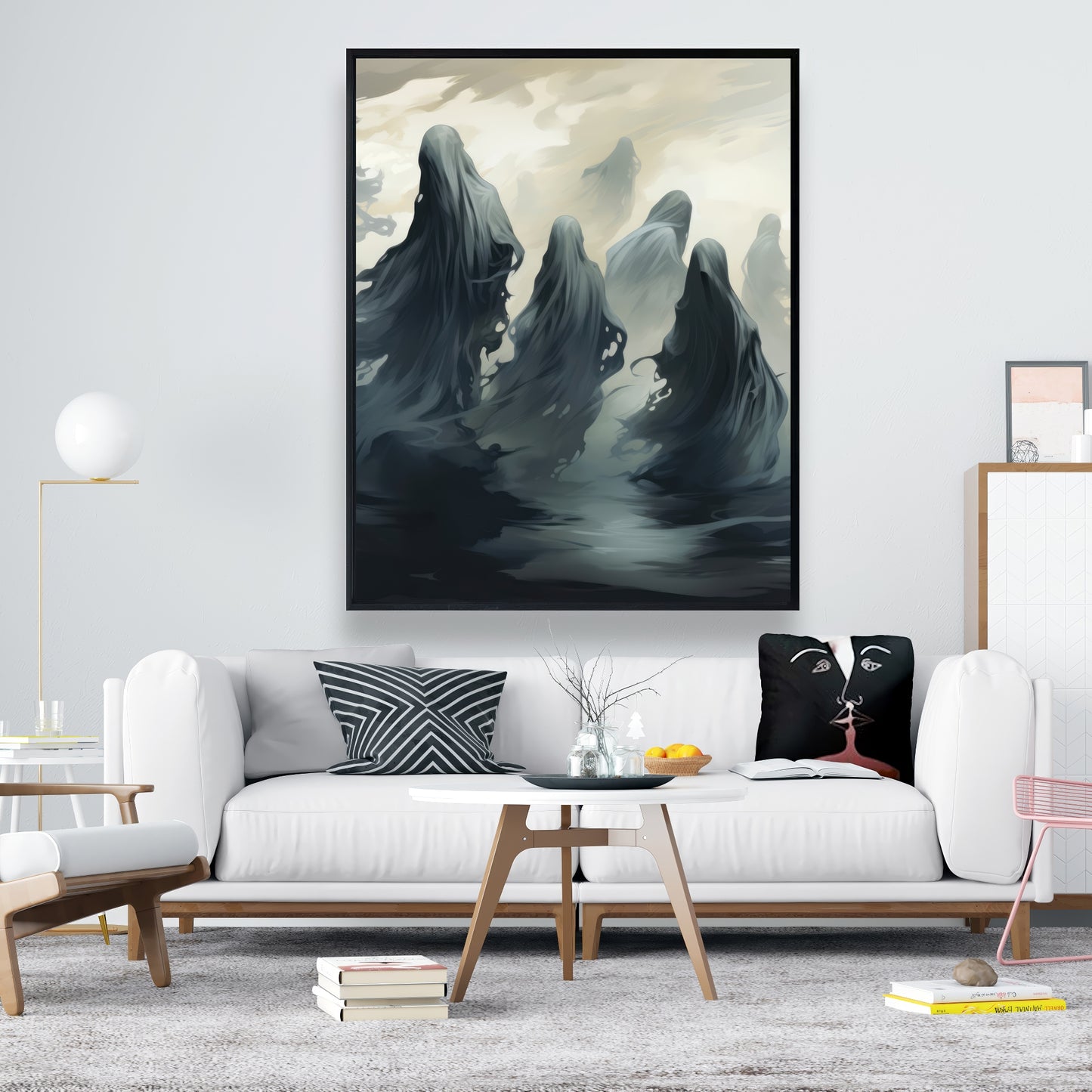 Cursed lands - 36"x36" Framed canvas