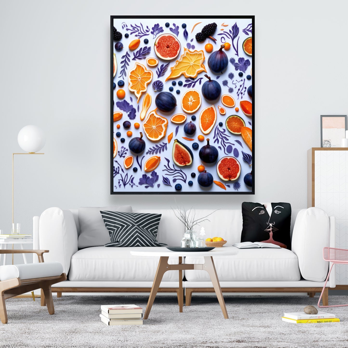 Fruity skins - 36"x36" Framed canvas