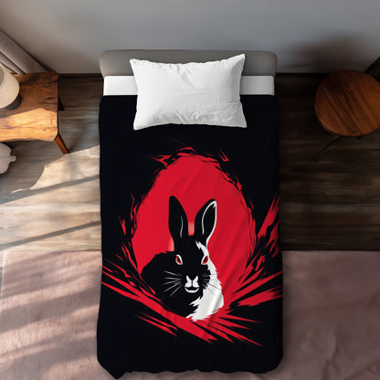 Bad intentions Black Duvet Cover - Stylish Home Decor