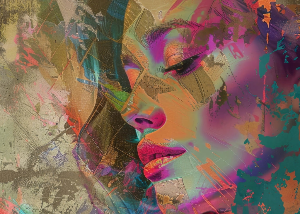 Grunge Look Coral Indoor/Outdoor Door Mat | Home Decor