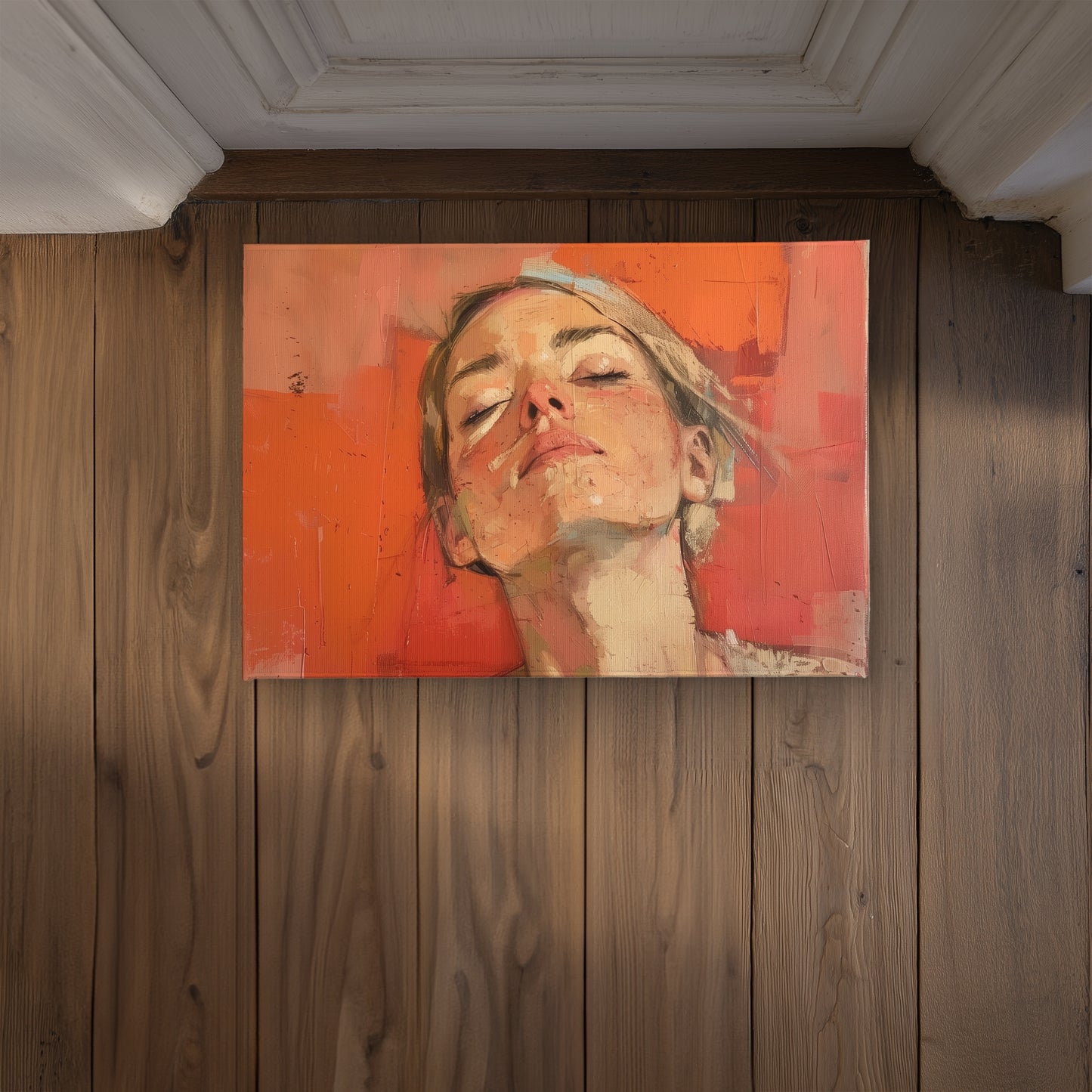 Relief Pink Indoor/Outdoor Door Mat - Home Decor Essential