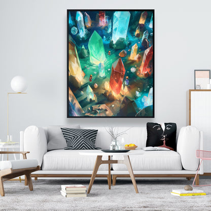 The quest - 36"x36" Framed canvas