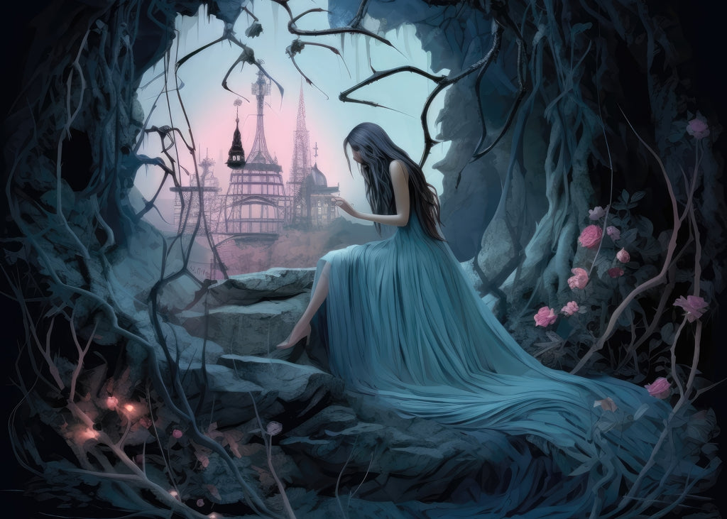 Morose Cave - White Indoor Outdoor Door Mat for Home Decor