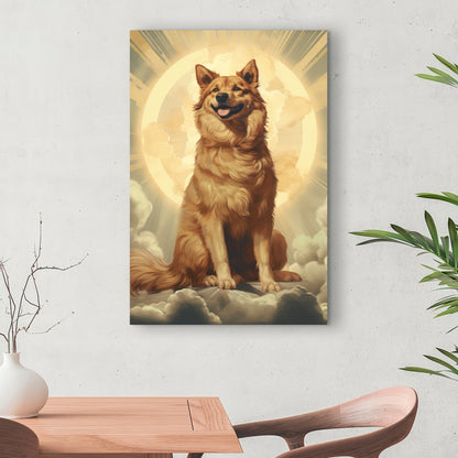 Man's best angel - 32"x32" Canvas