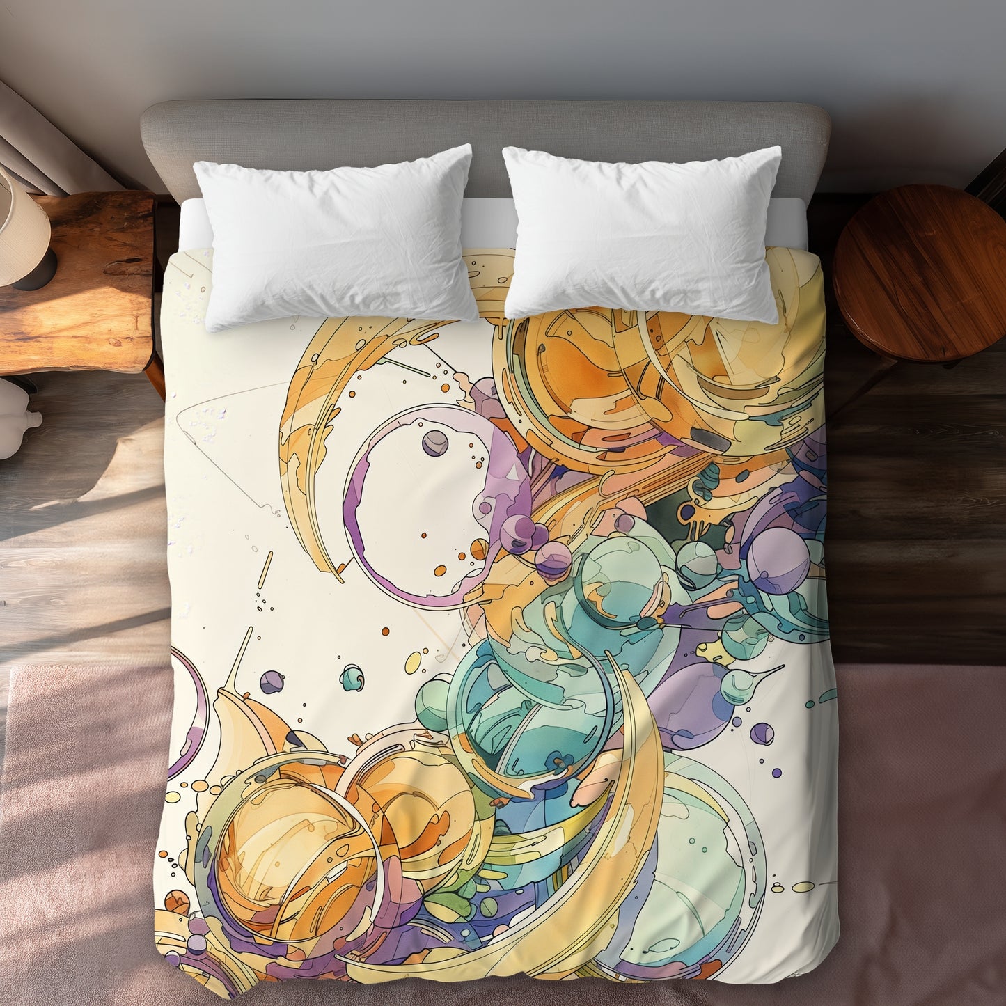 Housse de couette Plan - Linge de lit élégant et douillet pour la décoration intérieure