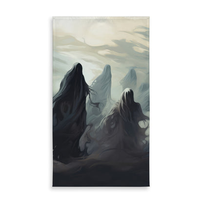Searching for souls Gray Indoor Outdoor Tablecloth | Home Decor