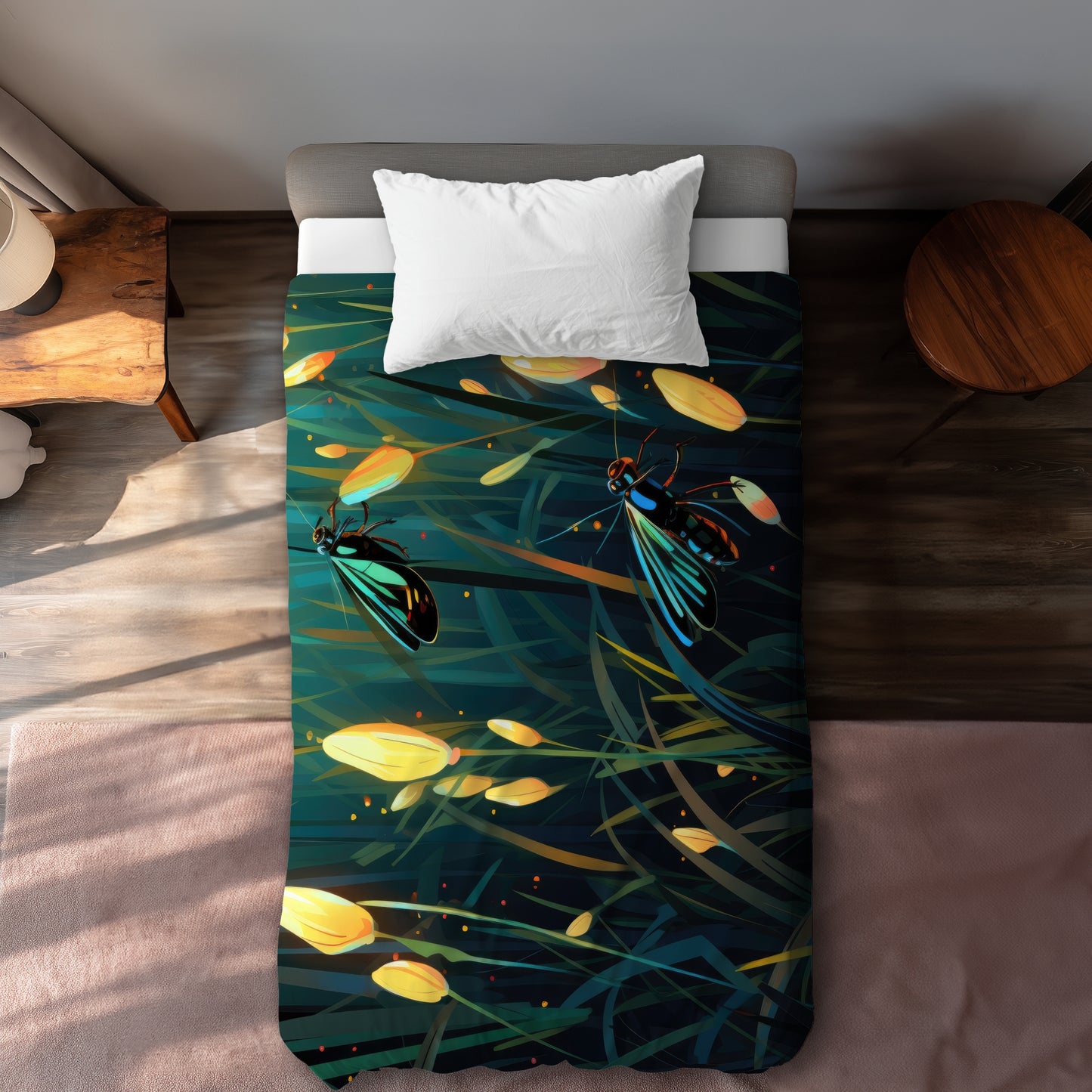 Appealing Orange Duvet Cover | Stylish Home Decor Upgrade