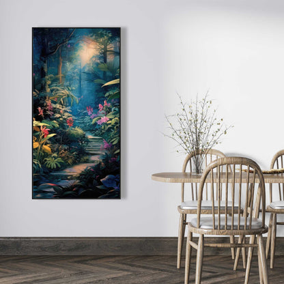 Against all odds - Pink Framed Canvas for Home Decor