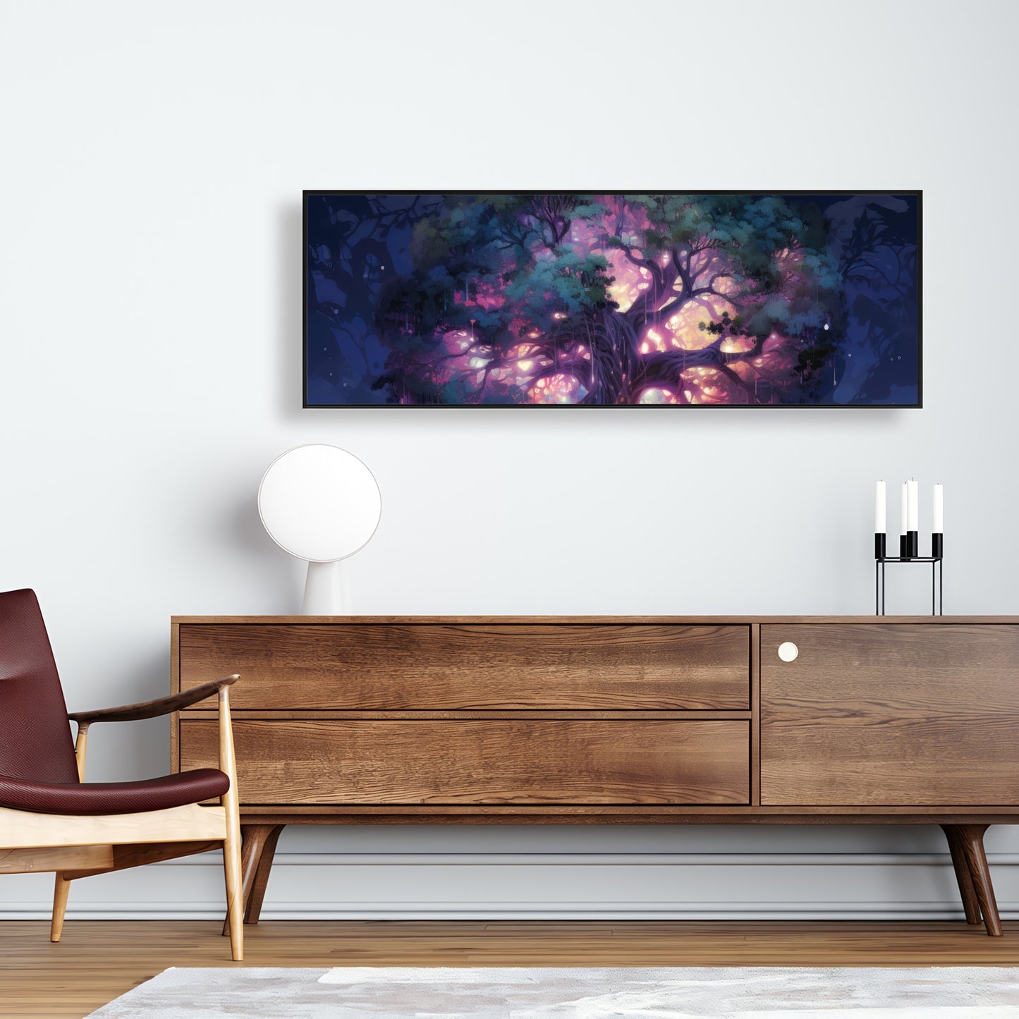 The Power of Nature - Green Framed Canvas Home Decor