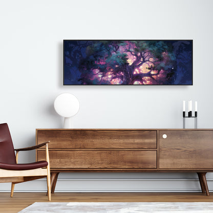 The Power of Nature - Green Framed Canvas Home Decor