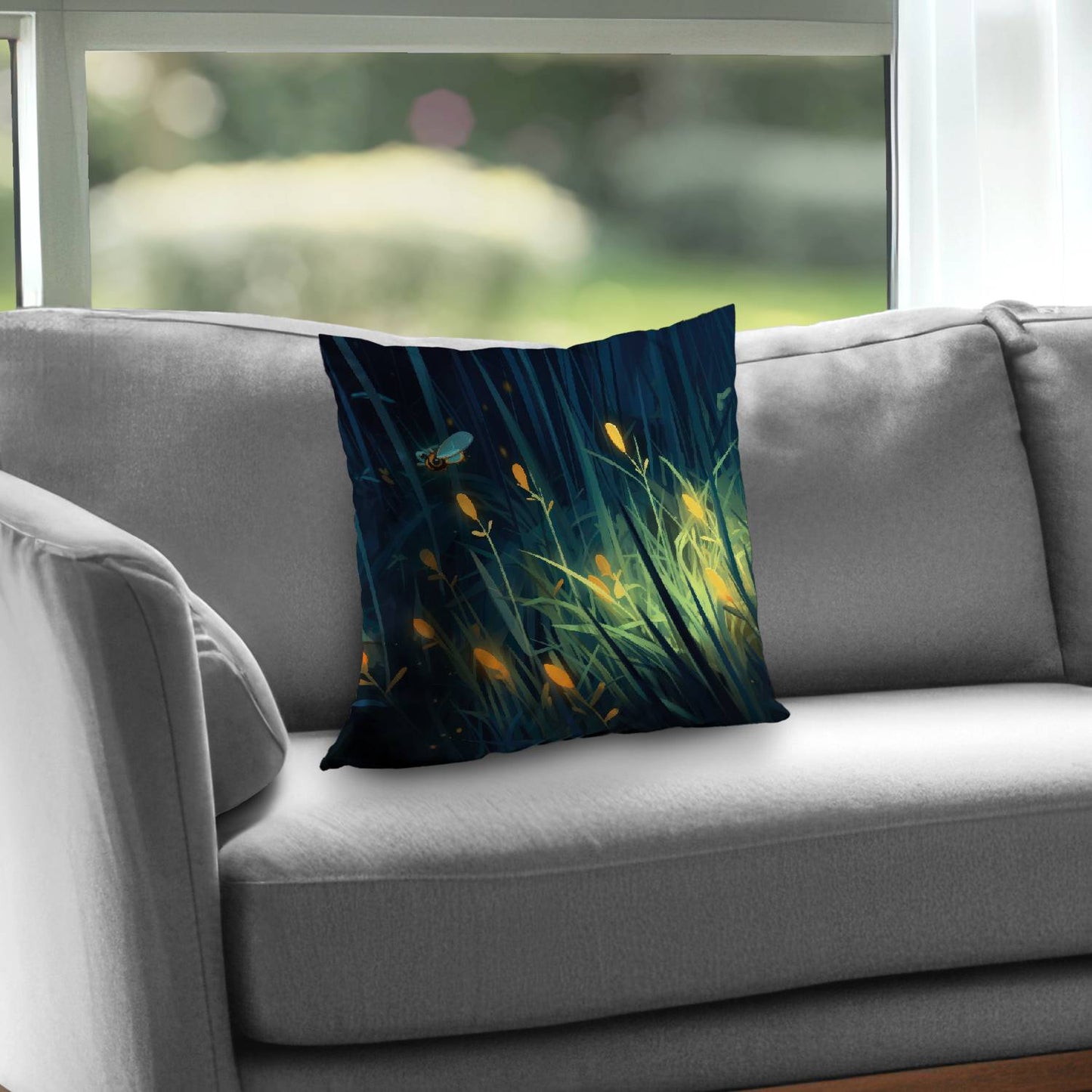 Glow trap - Throw pillow - Print on demand