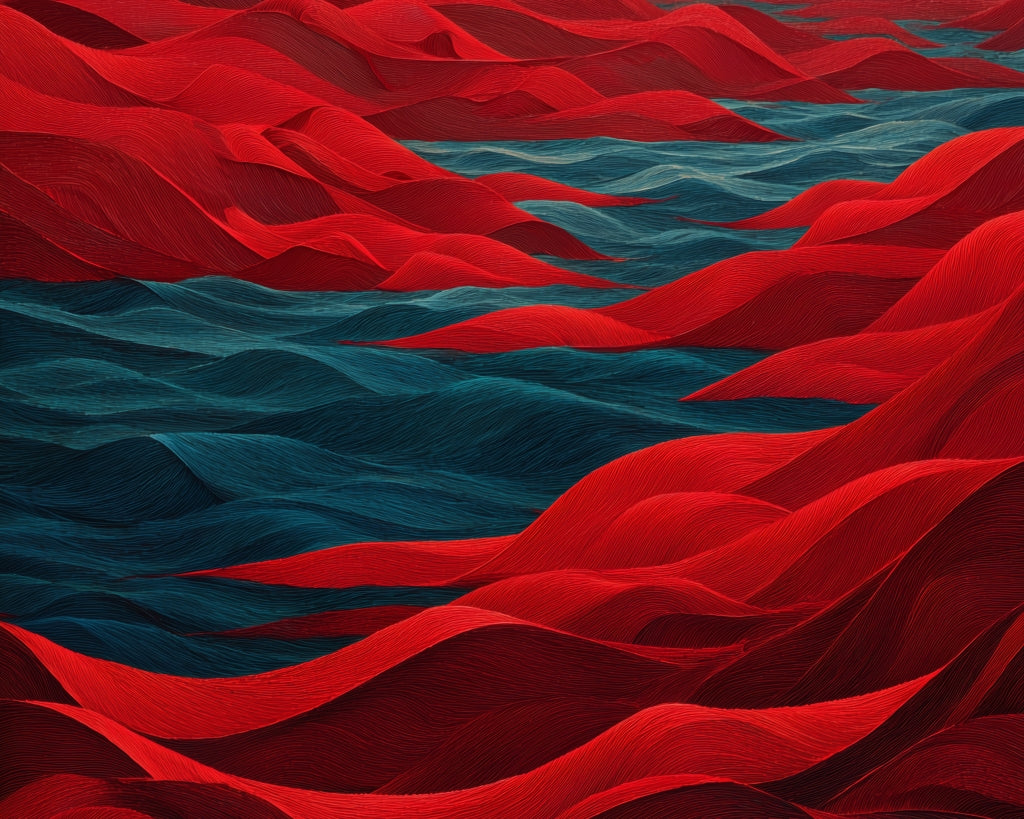 Red Sea Braided Polyester Placemat | Home Decor Accent