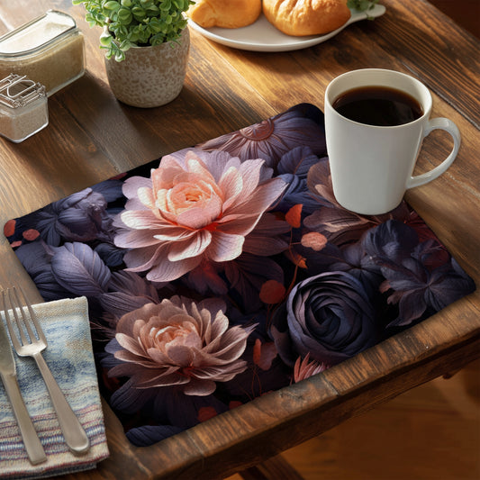 Sublime Light - Coral Braided Polyester Placemat for Home Decor