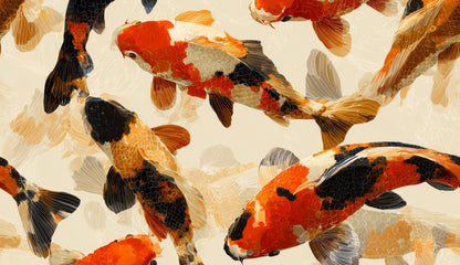 Koi Dance Flow Gaming Mat | Stylish Home Decor Play Mat