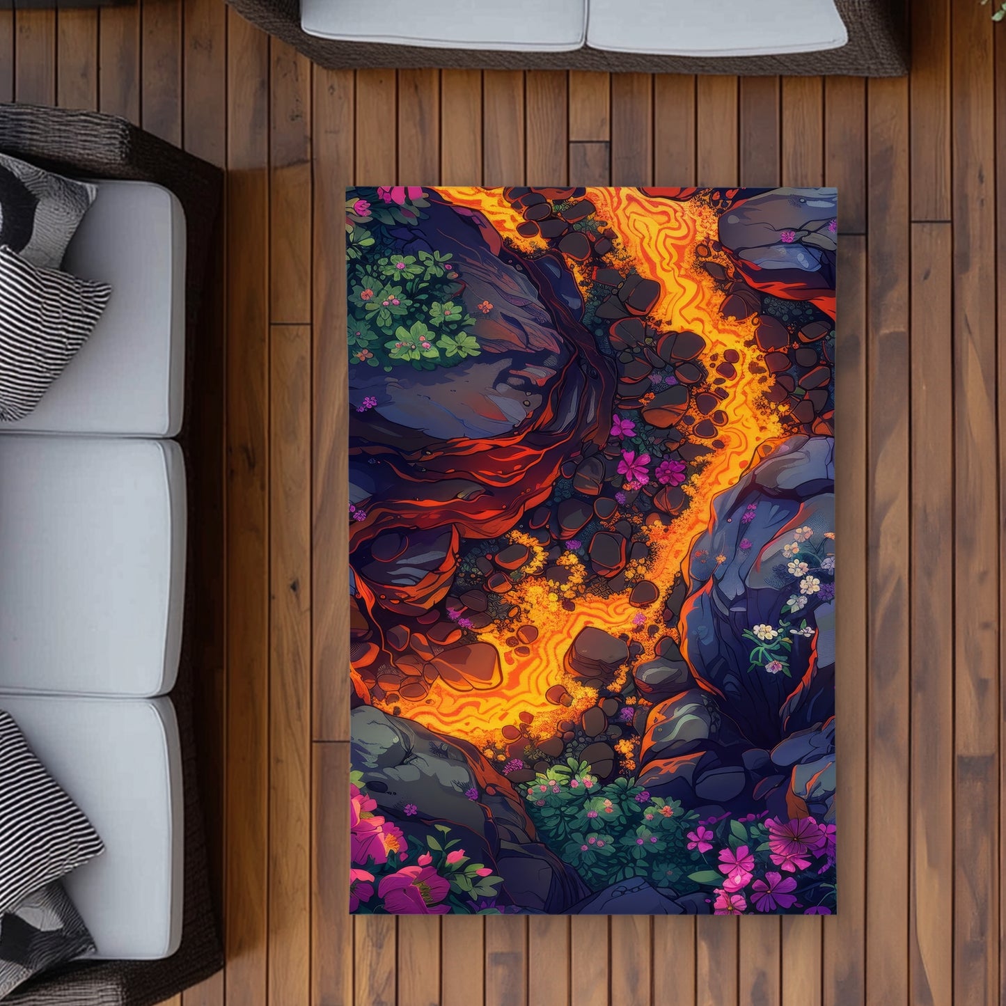 Tapis d'extérieur Hot River | Accent de décoration élégant