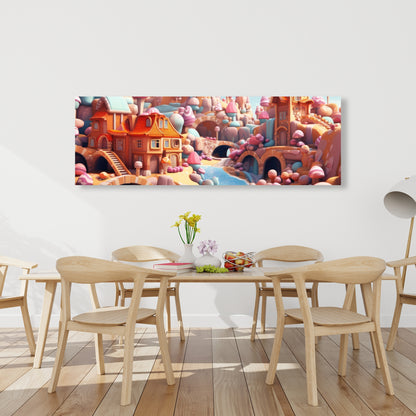 Sweet kingdom Pink Canvas - Stylish Home Decor Accent