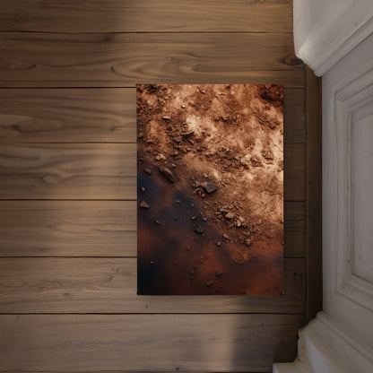 The Dark Patch - Black Indoor Outdoor Door Mat