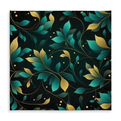 Twirling Twigs Tablecloth - Green Indoor Outdoor Home Decor