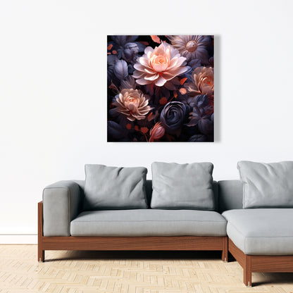 Sublime Light - White Canvas Art for Elegant Home Decor