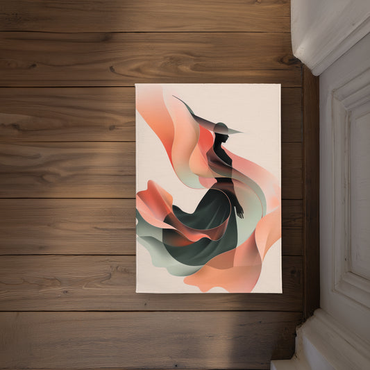 Elegance Black Indoor Outdoor Door Mat | Stylish Home Decor