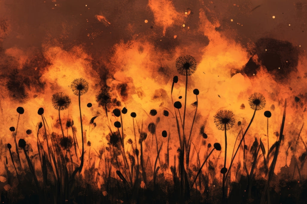 Ablaze Black Outdoor Area Rug - Stylish Home Decor Accent