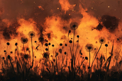 Ablaze Black Outdoor Area Rug - Stylish Home Decor Accent