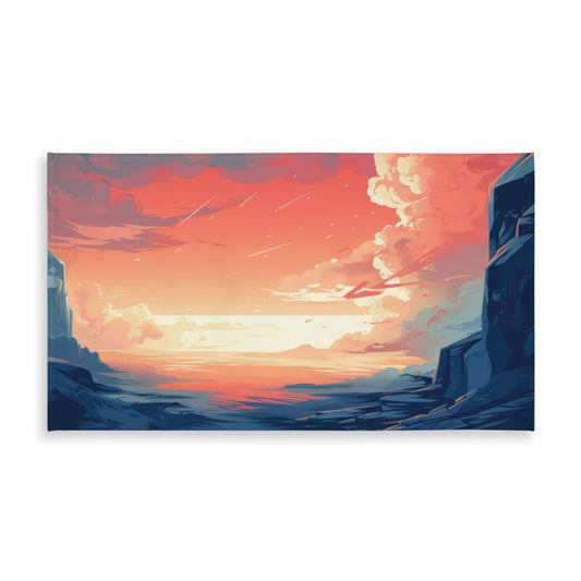 Inspiration Yellow Indoor Outdoor Tablecloth for Home Decor