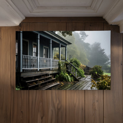 Tapis de porte d'intérieur/extérieur Rainy Porch – Décoration d'intérieur élégante