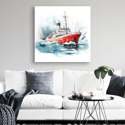 Icebreaker - 32"x32" Canvas