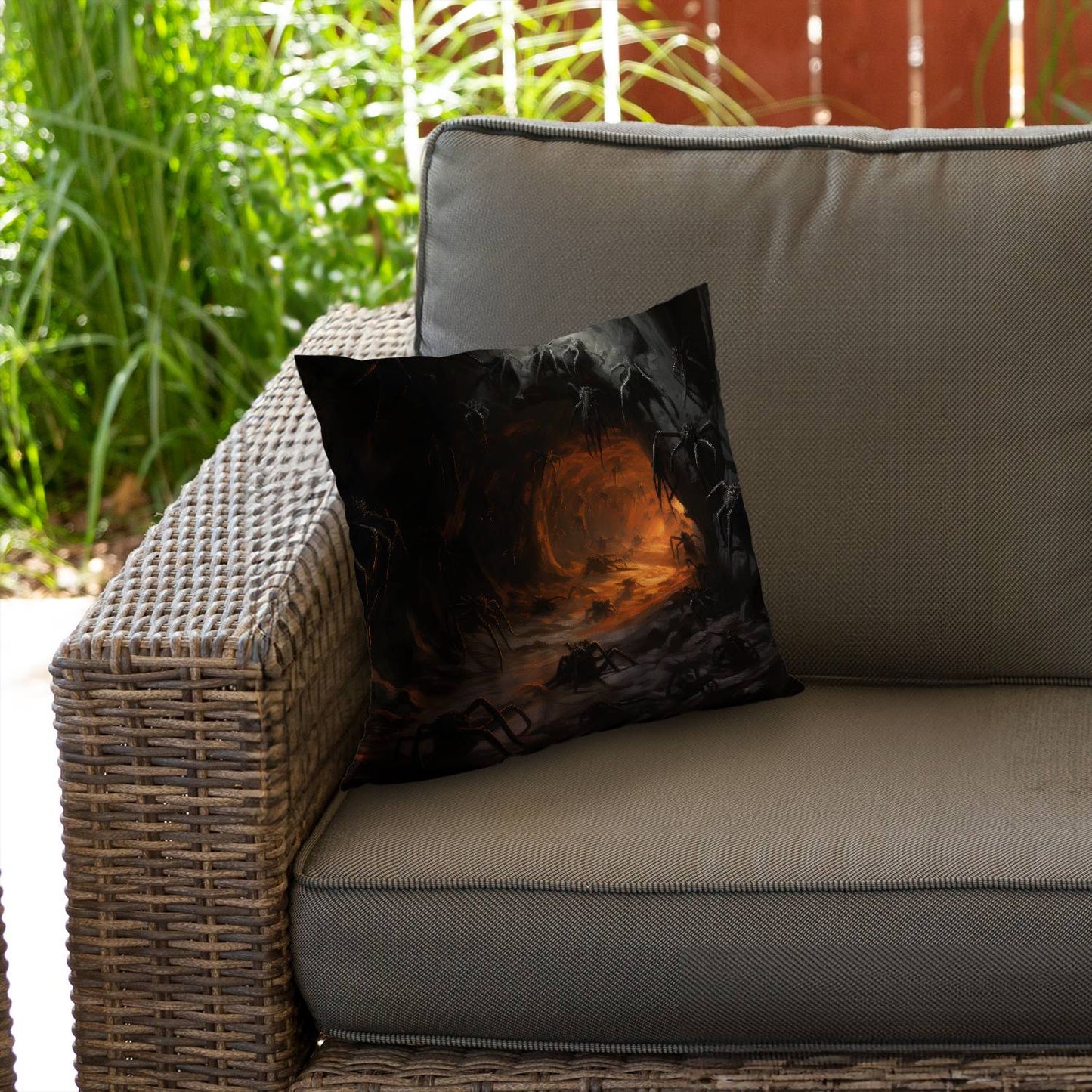 Oh no - Throw pillow - Print on demand