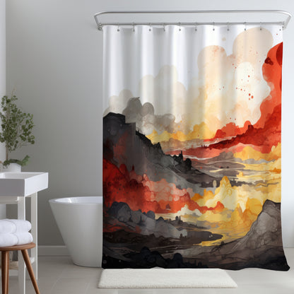 Scolding land - Shower Curtain