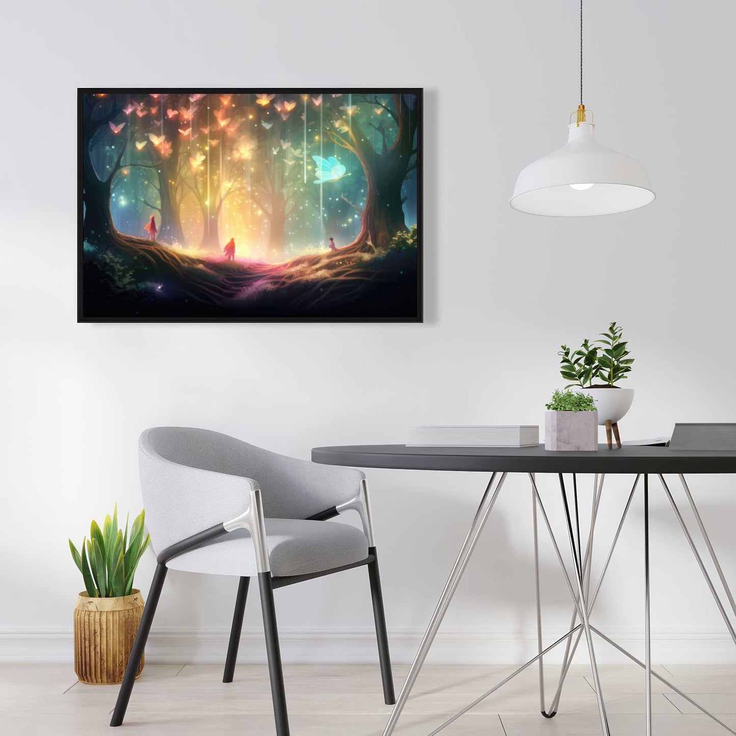 A dream come true - Beige Framed Canvas for Home Decor