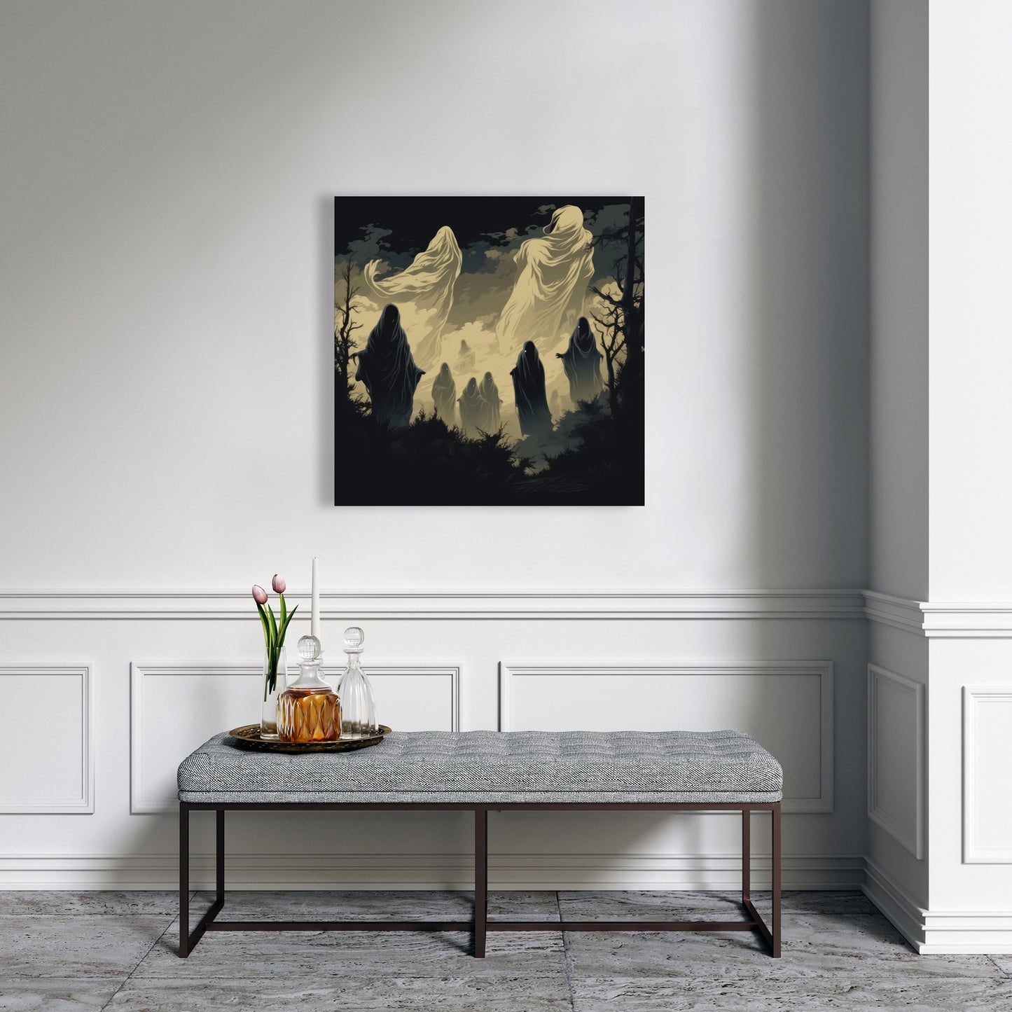 Limbo Black Canvas Art - Modern Home Decor | Chic Wall Design