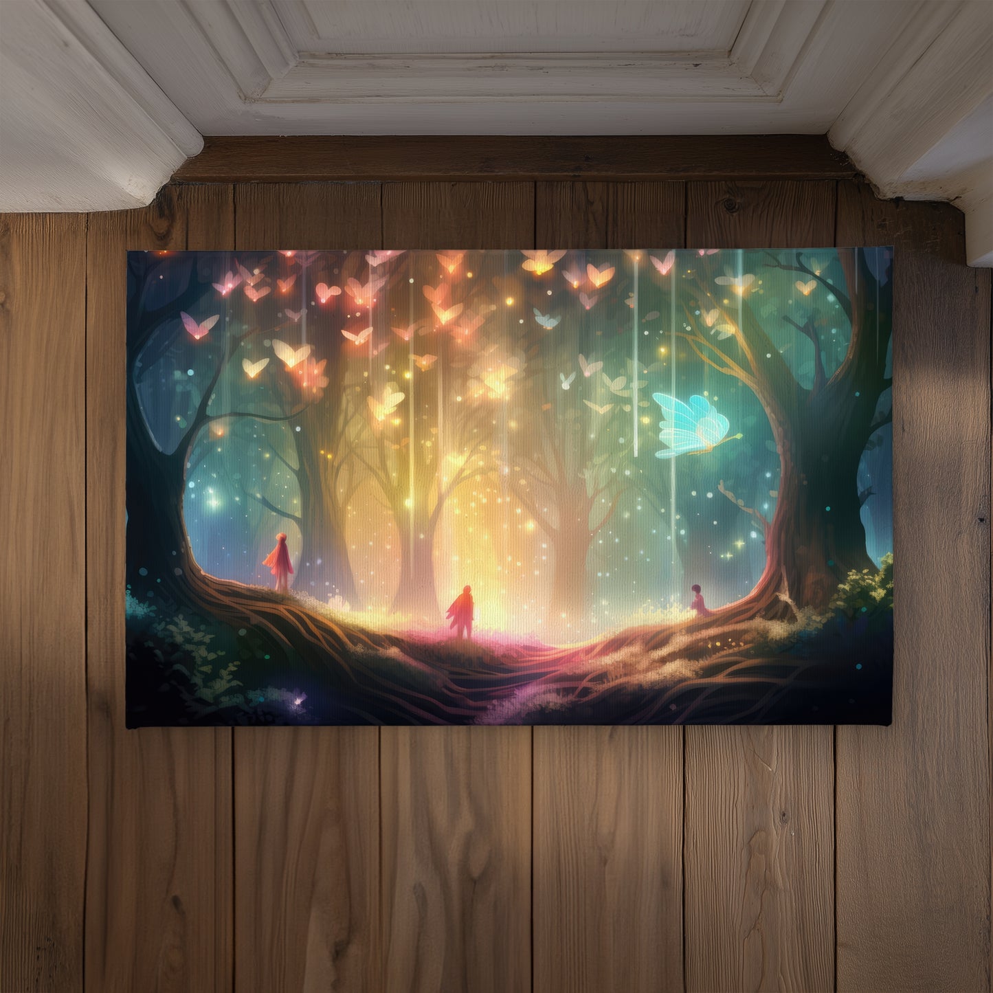 A dream come true Black Indoor Outdoor Door Mat - Home Decor