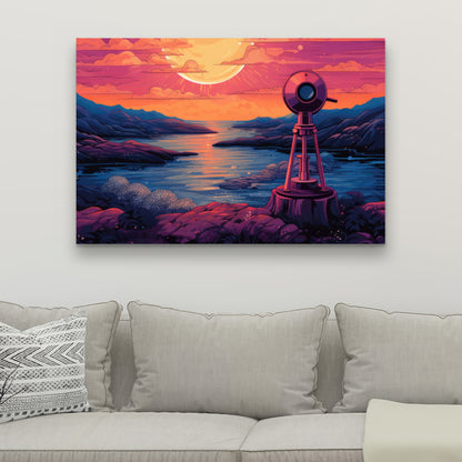 Measure the calm - 32"x32" Canvas