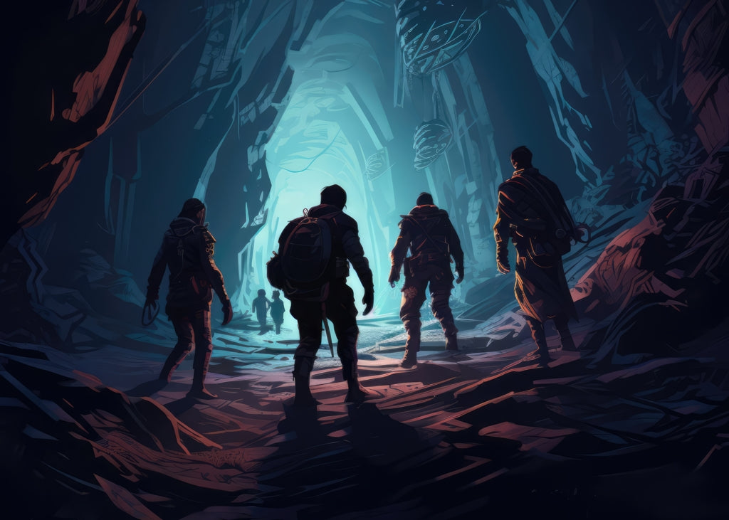 Secret Society Turquoise Indoor Outdoor Door Mat - Decor