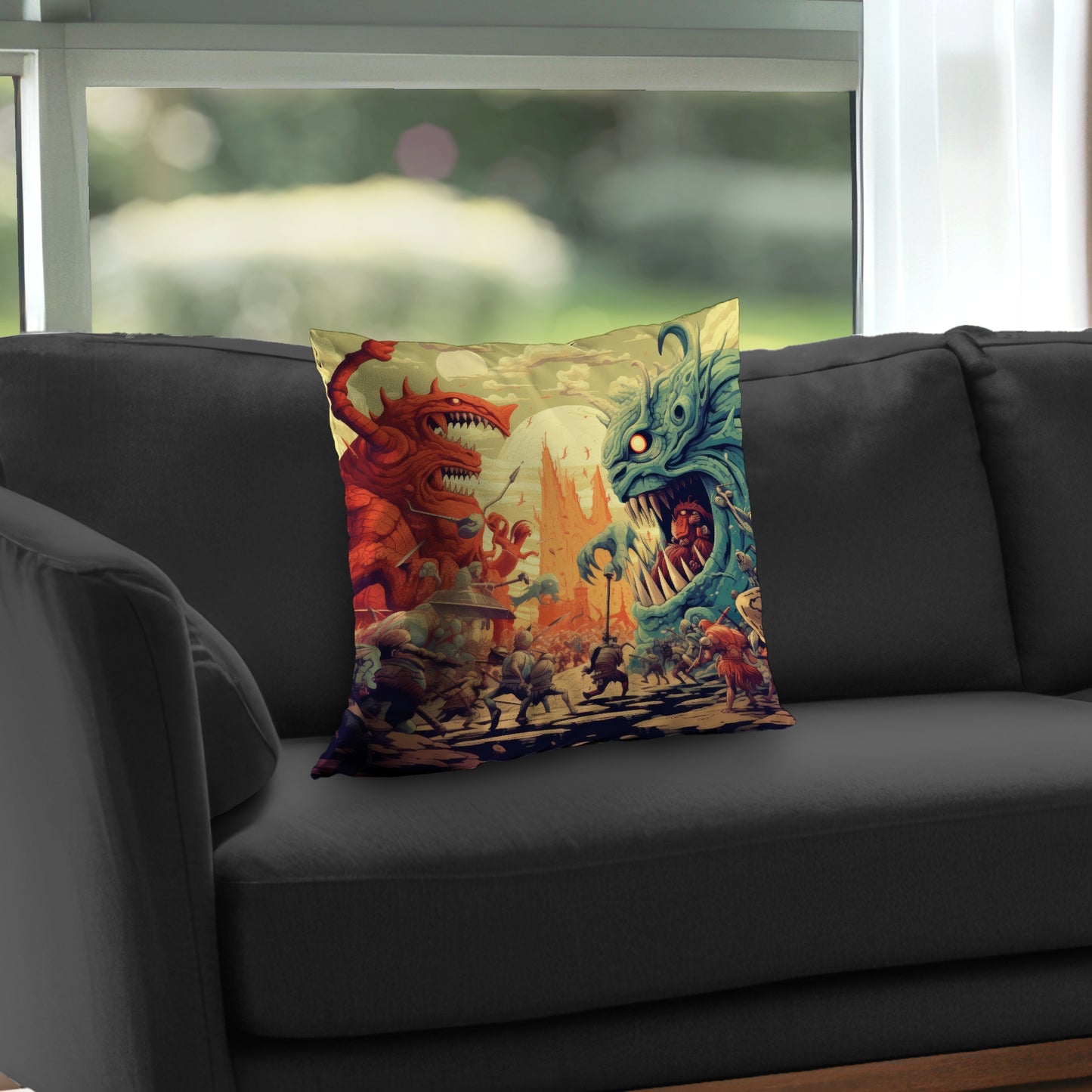 Colossi - Throw Pillow