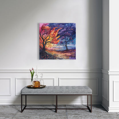 Before the Storm - Blue Canvas Home Decor Art Piece