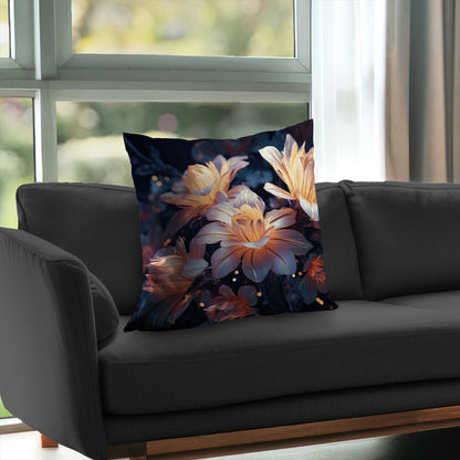 Pixie flowers Poly Twill Throw Pillow | Home Decor Accent