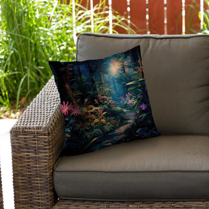 Coussin décoratif en sergé de polyester « Against all odds » - Accessoire de décoration intérieure