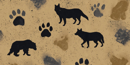 Tapis de bureau Wild Tracks Echo | Accessoire de décoration élégant pour la maison